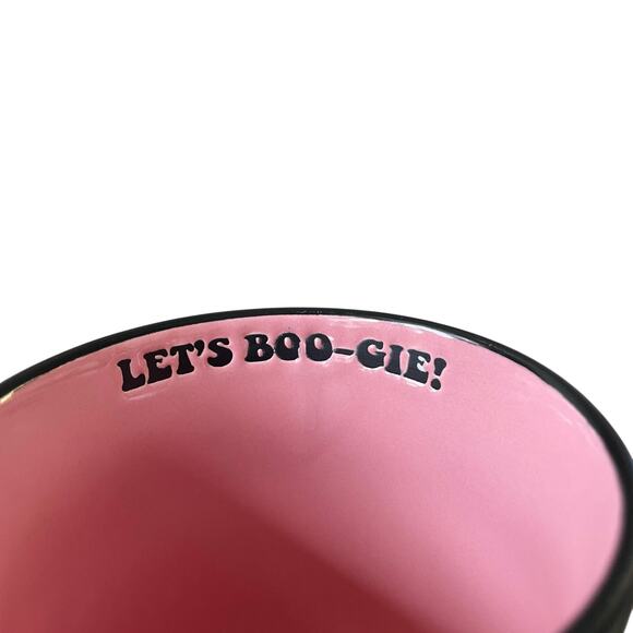 Large Halloween Coffee Mug Ghost, Spiderwebs LET’S BOO-GIE! Cobwebs & Couldrons - Picture 8 of 13